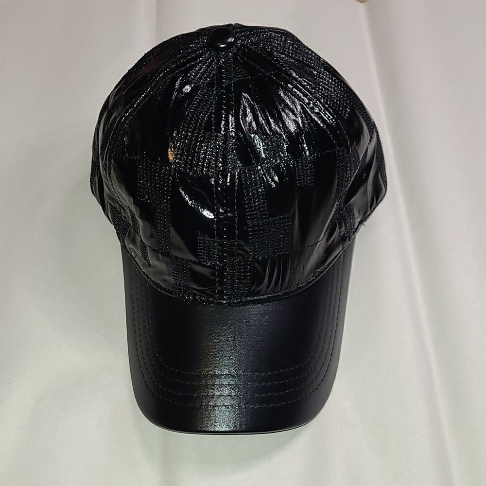 BP Faux Leather Shinny Ball Cap
